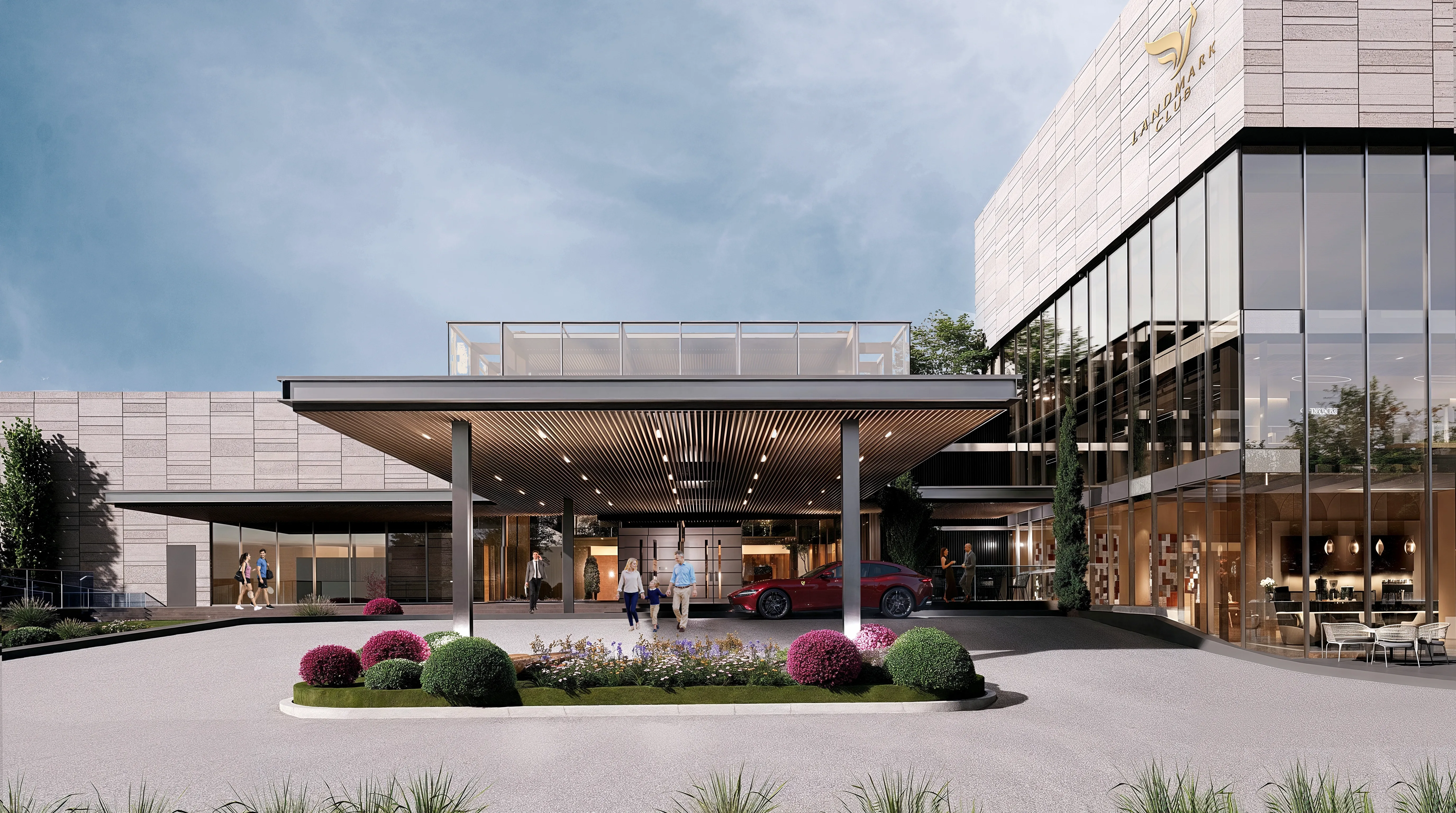 Architectural visualization of Landmark Club in Toronto